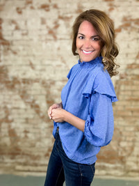 Inaya Pom Pom Chiffon Top