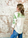 Sister Mary Lizette Embroidered Top