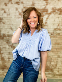 Serenity Smocked Top