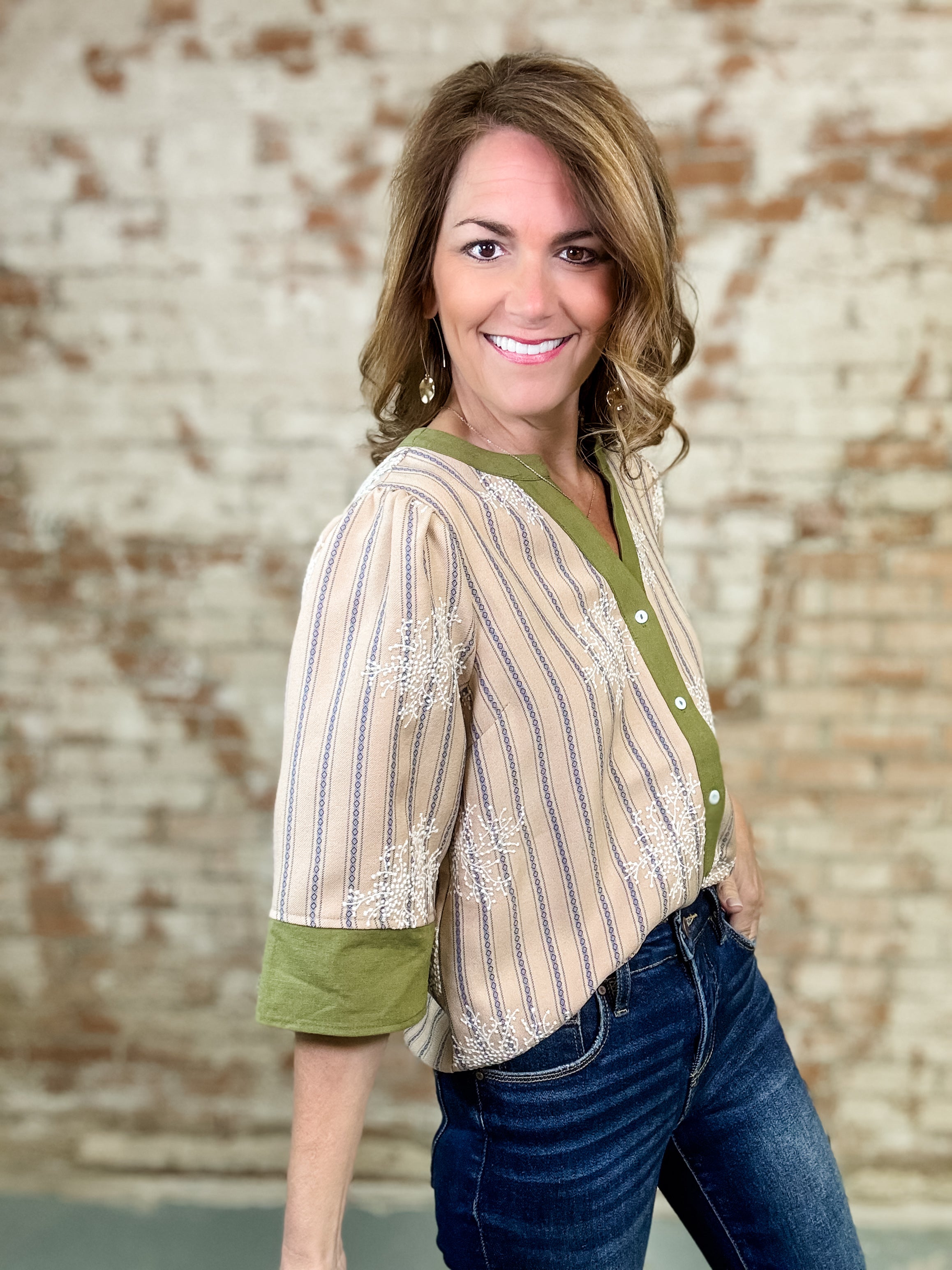 Virginia Floral Embroidered Top