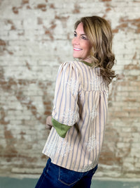 Virginia Floral Embroidered Top