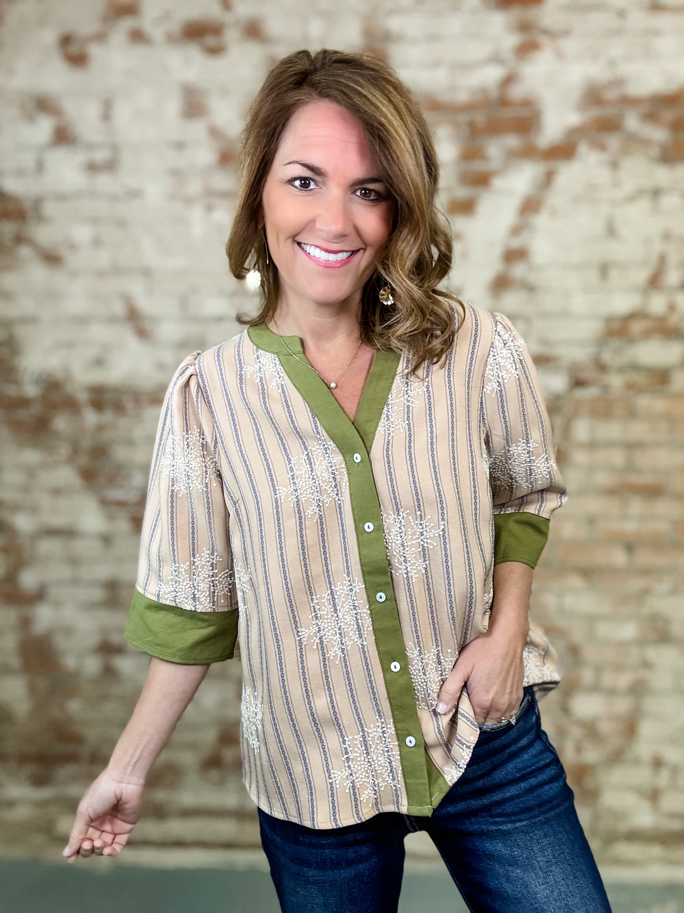 Virginia Floral Embroidered Top