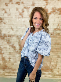 Sophia Floral Print Top