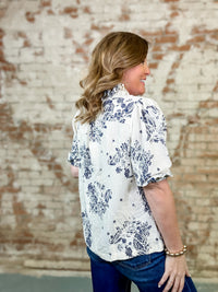 Sadie Floral Embroidered Top
