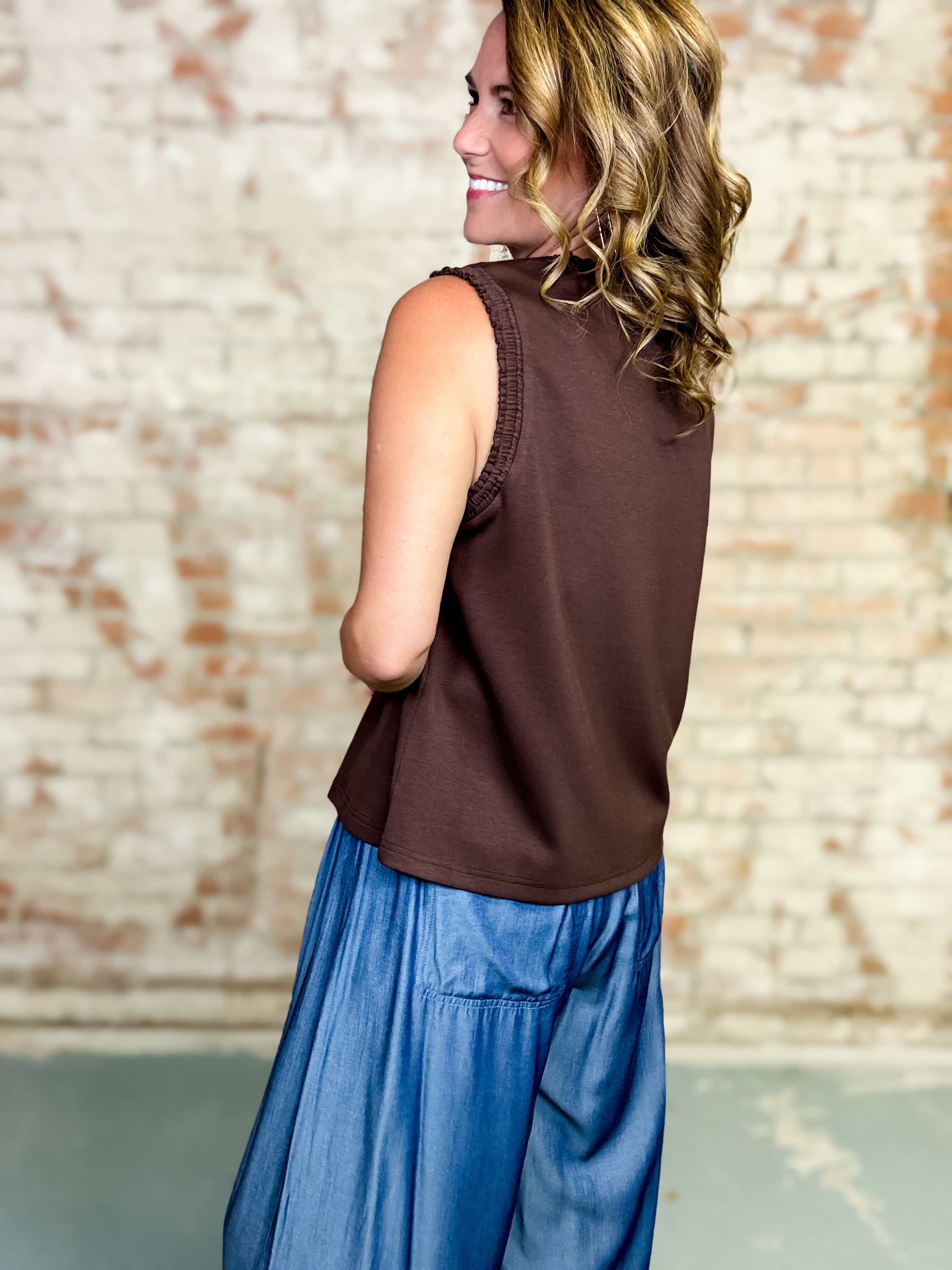 Tonya Solid Tank Top