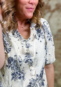 Sadie Floral Embroidered Top