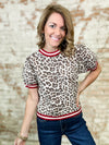 Skye Leopard Knit Top