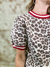 Skye Leopard Knit Top