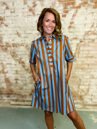 Lyrinda Stripe Dress