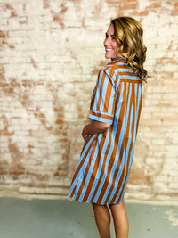 Lyrinda Stripe Dress