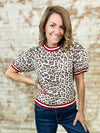 Skye Leopard Knit Top