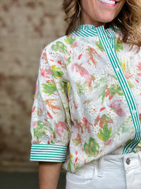 Darcey Floral Embroidered Top