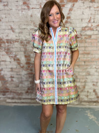 Julie Jacquard Dress