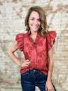 Nadine Applique Top
