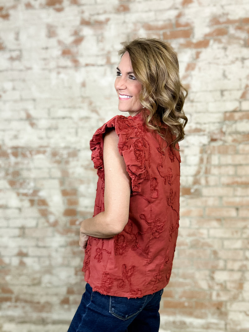 Nadine Applique Top