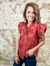 Nadine Applique Top