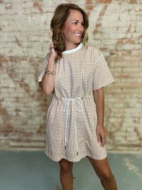 Lisa Checkered Dress