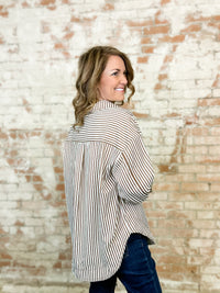 Shawnee Double Pocket Stripe Top