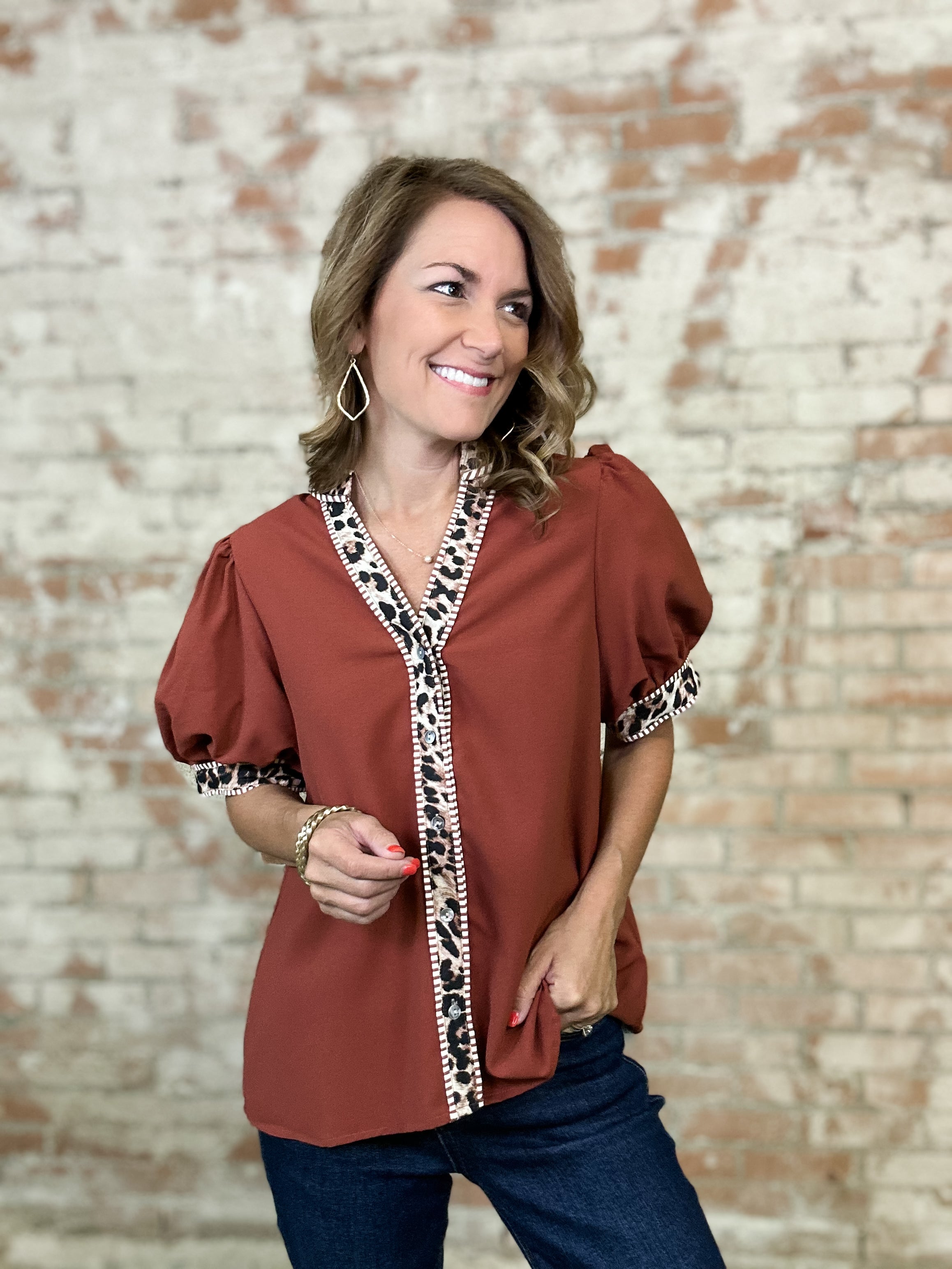 Ansley Puff Sleeve Top