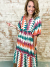Patty Diamond Print Dress
