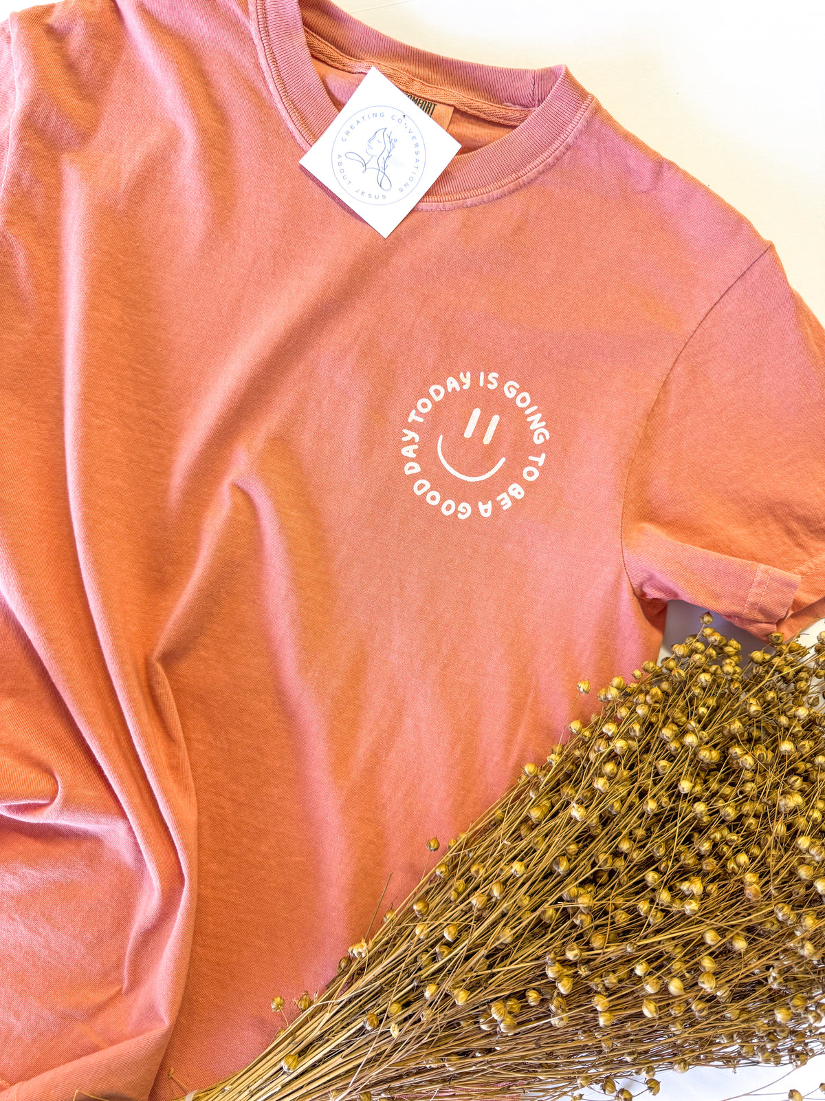 Good Day Tee Terracotta | Dear Heart