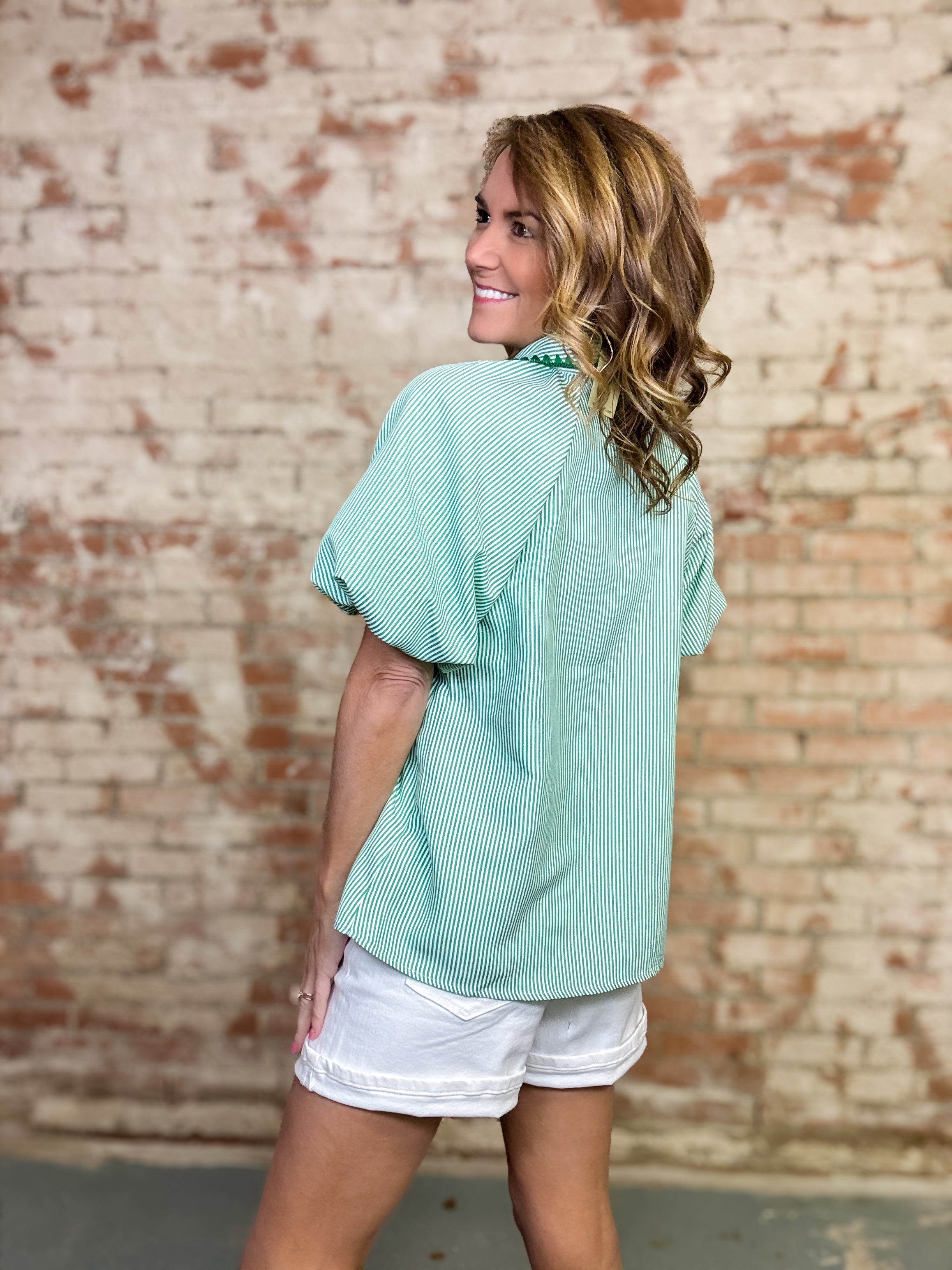 Fawn Striped Top