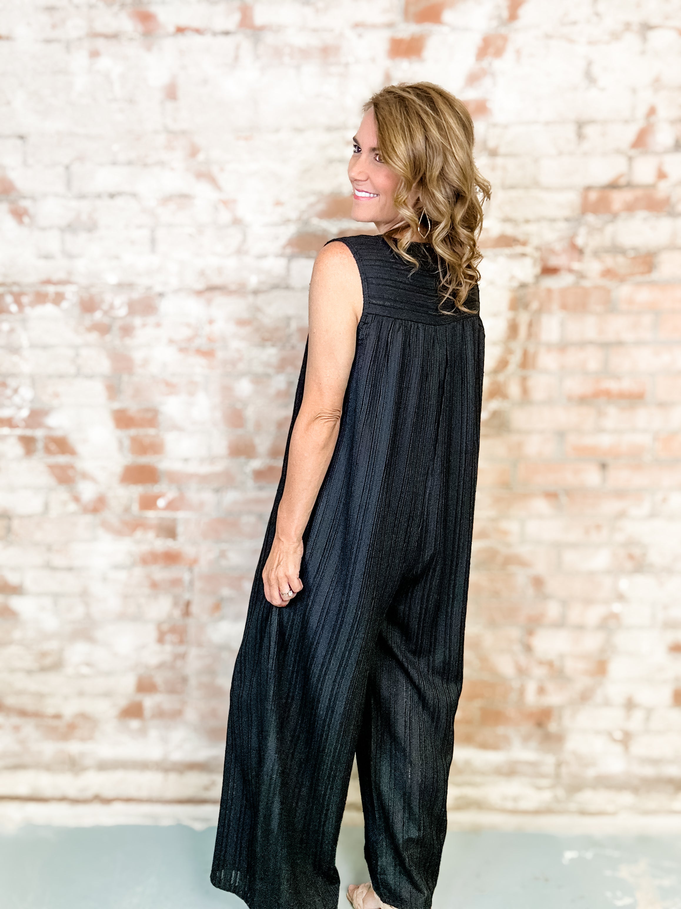 Lanie Textured Jumpsuit