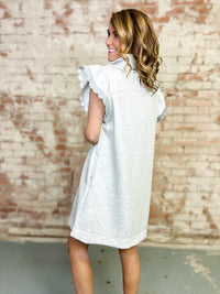 Annalea Flutter Sleeve Dress