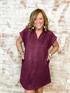 THML Karla Suede Dress