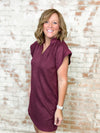 THML Karla Suede Dress