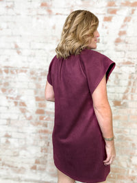 THML Karla Suede Dress