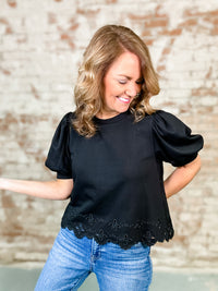 Maryann Embroidered Top - FINAL SALE