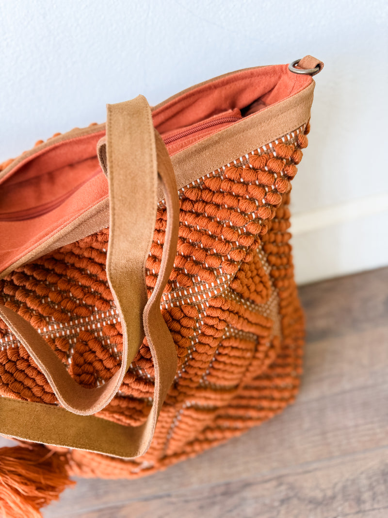 Kona Rust Diamond Tote