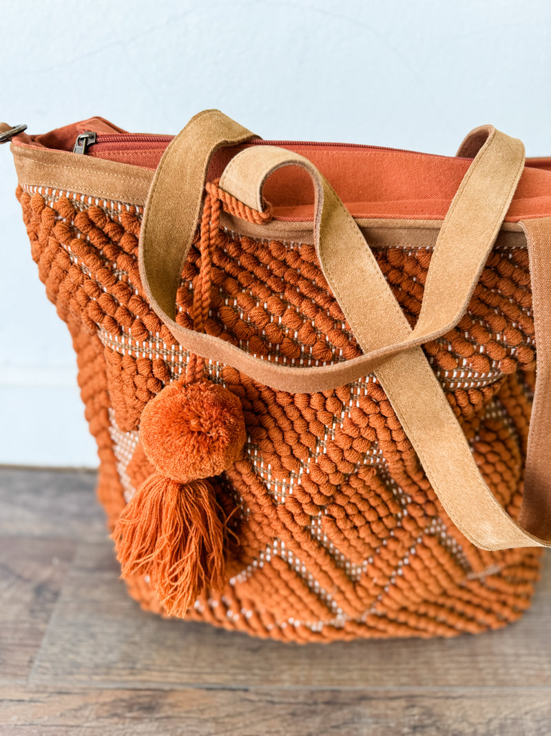 Kona Rust Diamond Tote
