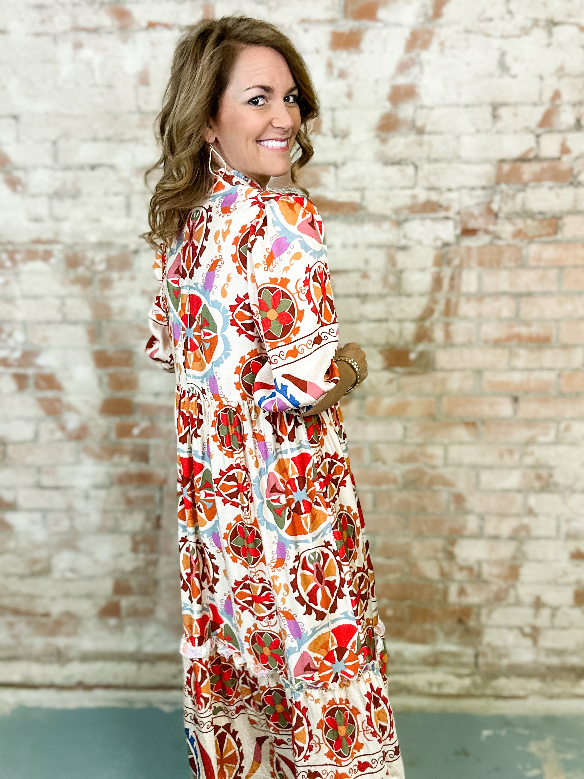 Etta Tiered Midi Dress