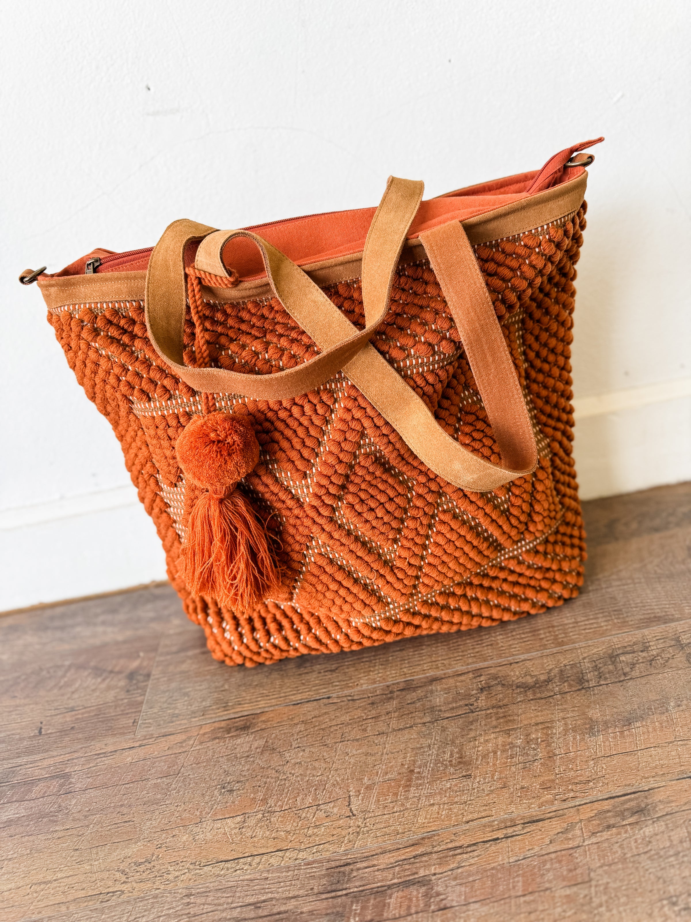 Kona Rust Diamond Tote