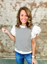 Frances Stripe Top