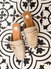 Yellowbox Jardeen Gold Mule
