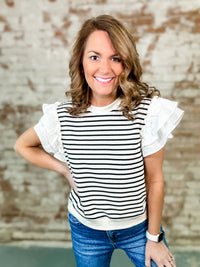 Frances Stripe Top