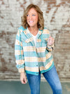 Gianna Plaid Hoodie