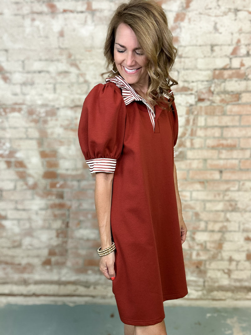 Mary Alice Stripe Detail Dress