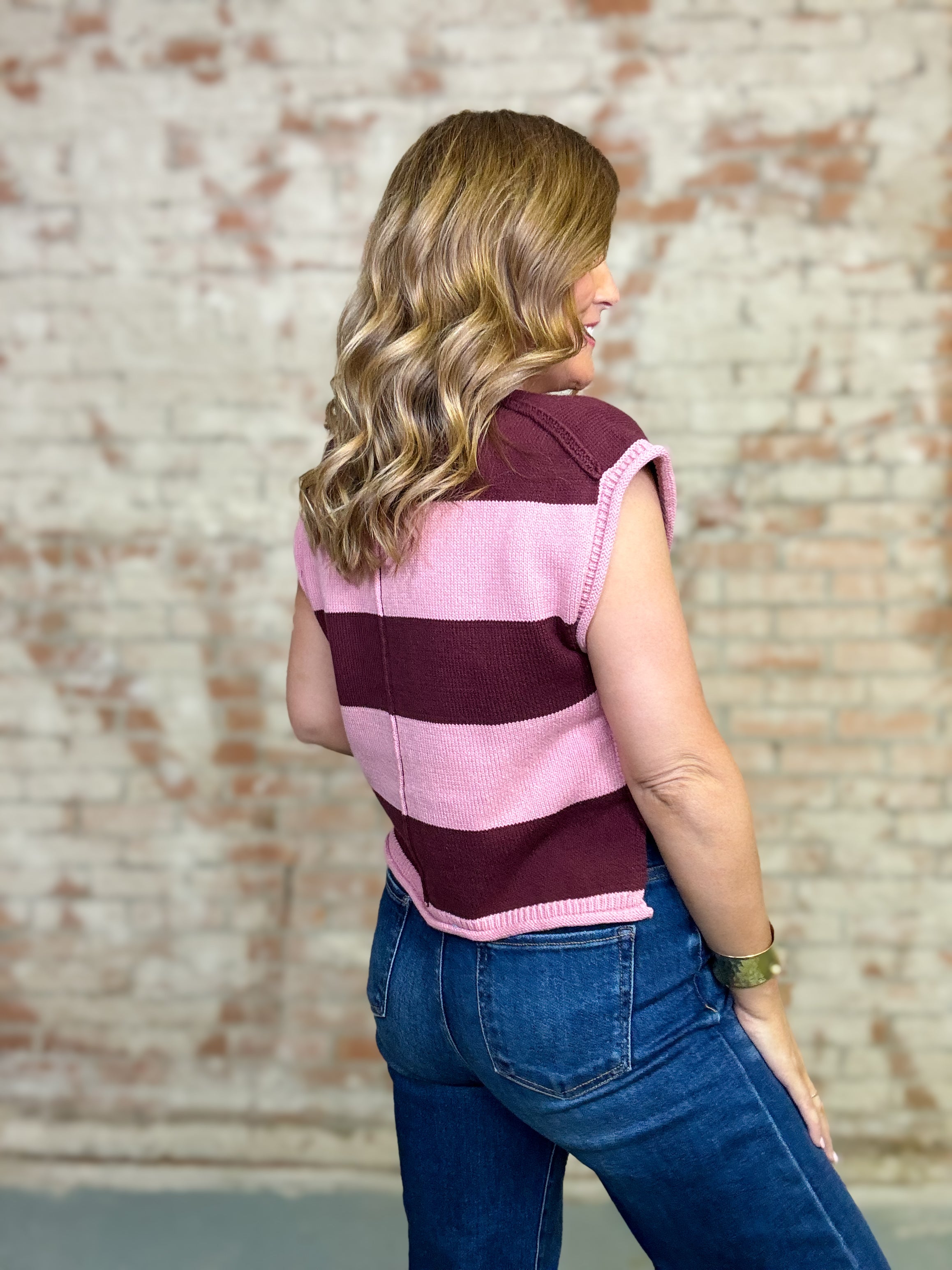 Gladys Stripe Top