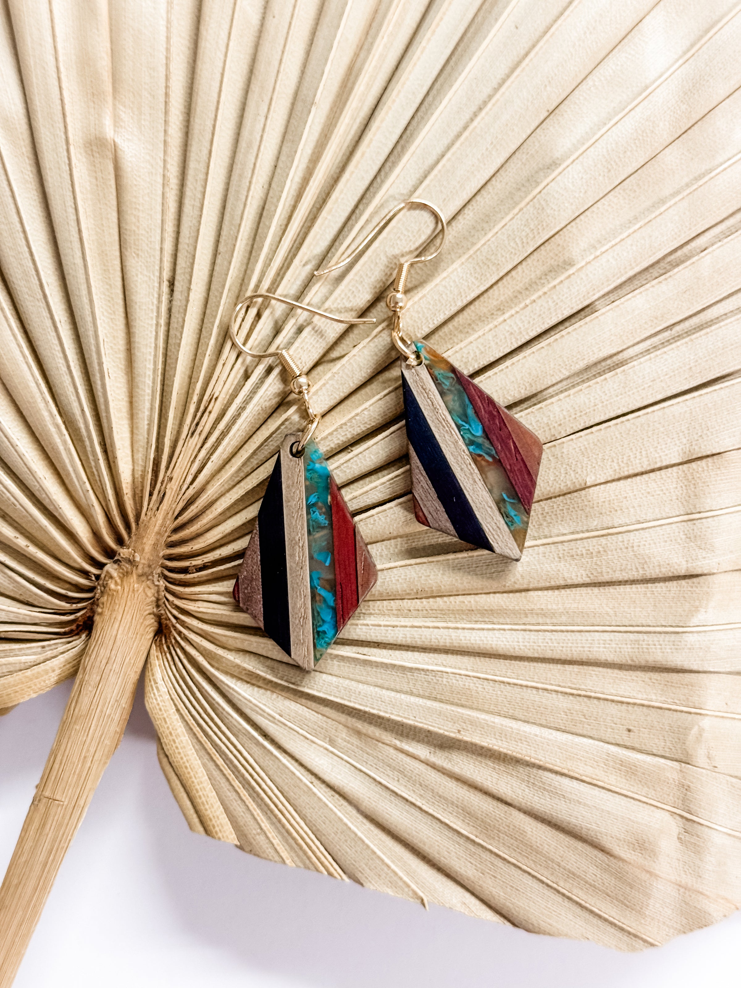 Cydney Wood+Resin Earrings