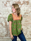 Sister Mary Patsy Green Top