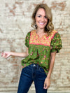 Sister Mary Patsy Green Top