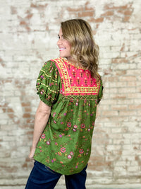 Sister Mary Patsy Green Top