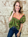Sister Mary Patsy Green Top