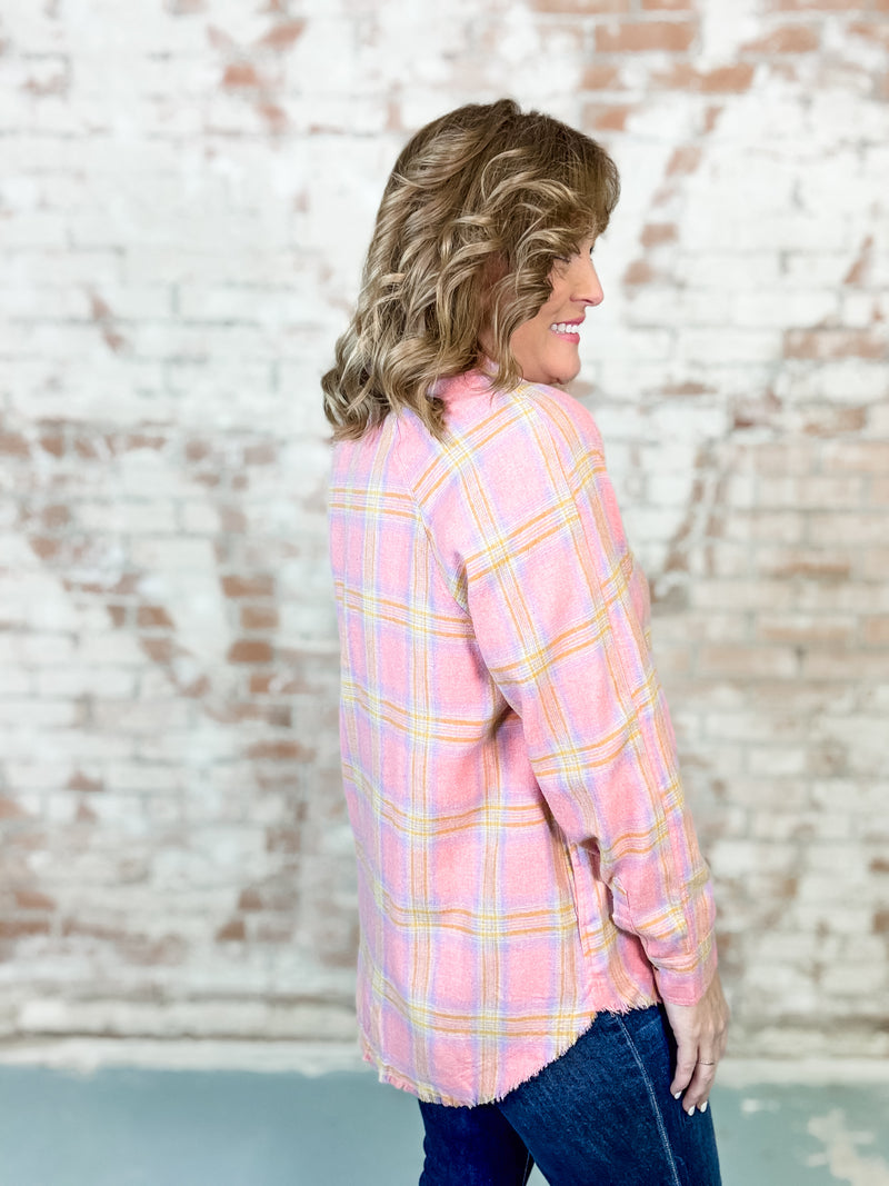 Robbie Plaid Top