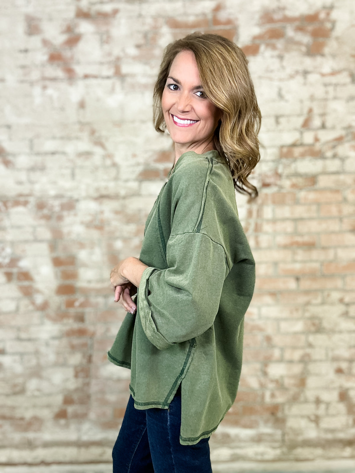 Aerielle Mineral Washed Top