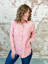 Robbie Plaid Top